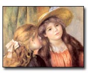 Portrait de deux fillettes